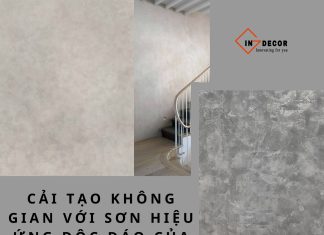 Cải Tạo Không Gian Với Sơn Hiệu Ứng Độc Đáo Của Gindecor
