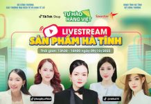 LIVESTREAM SẢN PHẨM HÀ TĨNH – TINH HOA QUÊ HƯƠNG TRÊN TIKTOK
