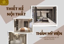 Thiết kế nội thất thẩm mỹ viện hiện đại và chuyên nghiệp do Unique Decor thực hiện
