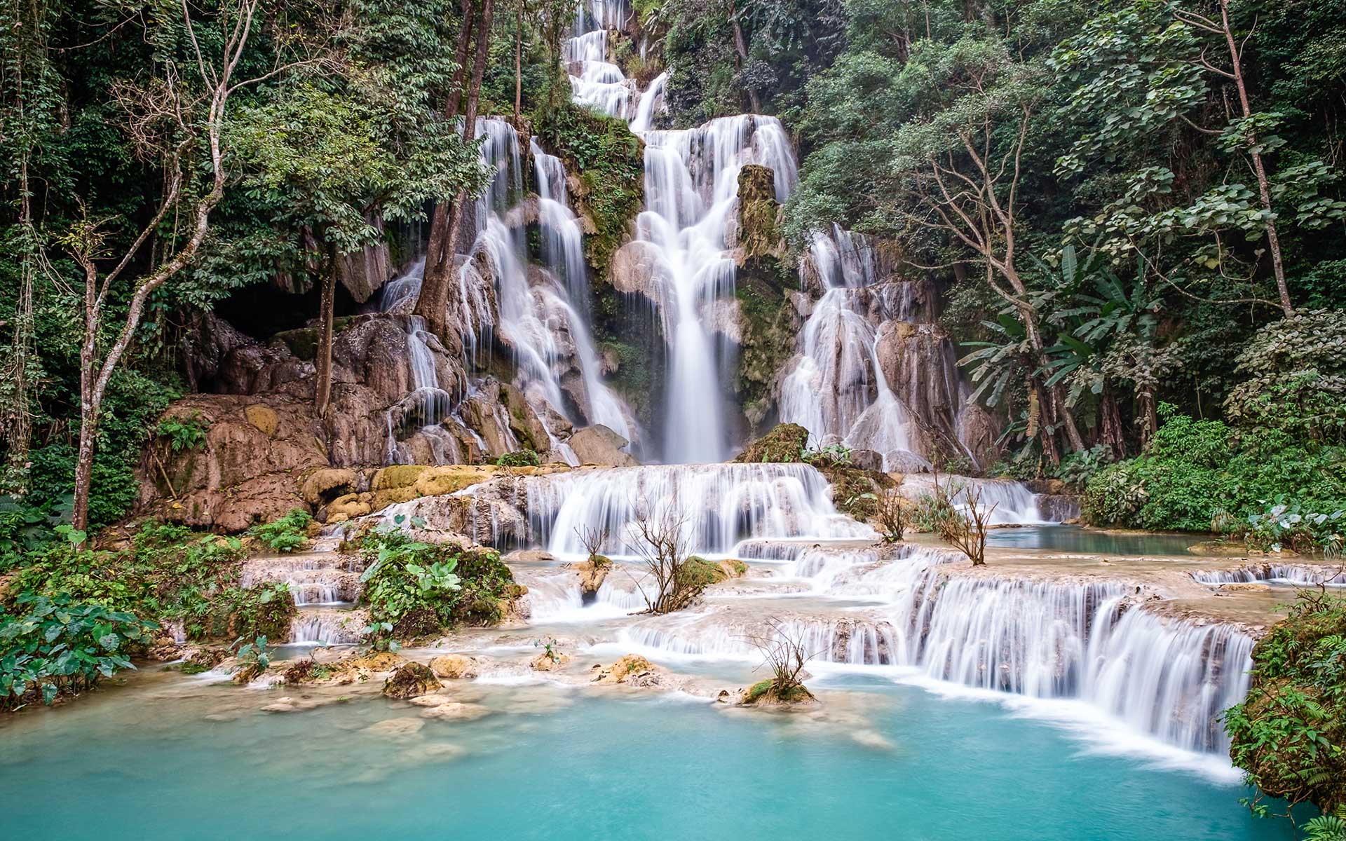 Khouangsi Waterfalls laos