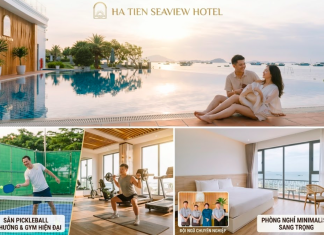 Trải nghiệm nghỉ dưỡng tuyệt vời tại Hà Tiên Seaview Hotel giữa lòng thành phố biển